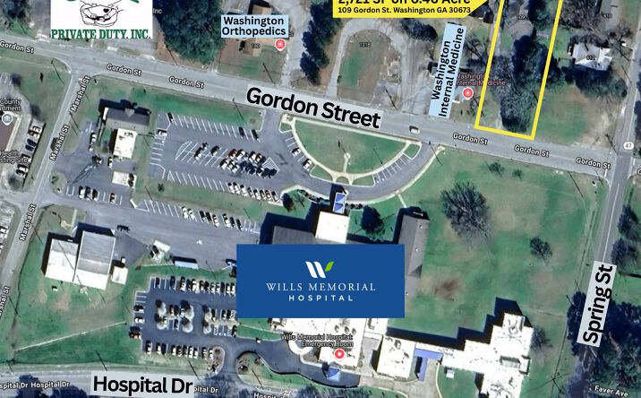 Pictures of Office, Retail property located at 109 Gordon Street, Washington, GA 30673 for sales - image #1
