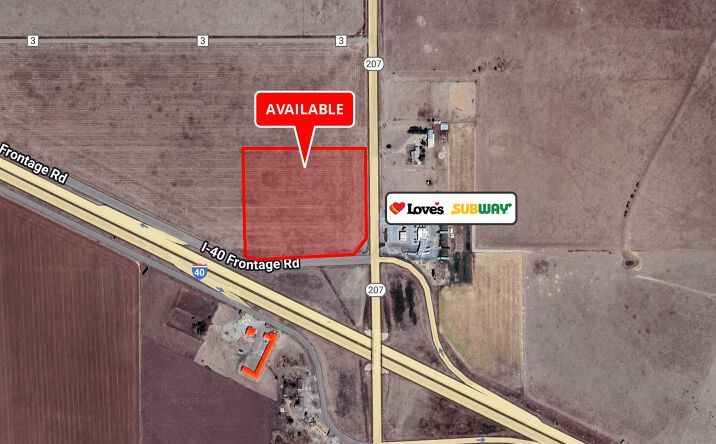 Pictures of Land property located at I-40 & Hwy 207, Panhandle, TX 79068 for sales - image #1