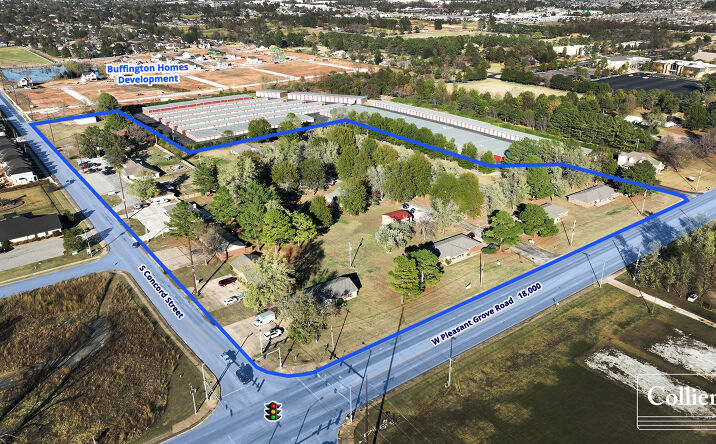 Pictures of Retail, Land property located at W Pleasant Grove Road & S Carol Place, Rogers, AR, Rogers, AR 72758 for sales - image #1