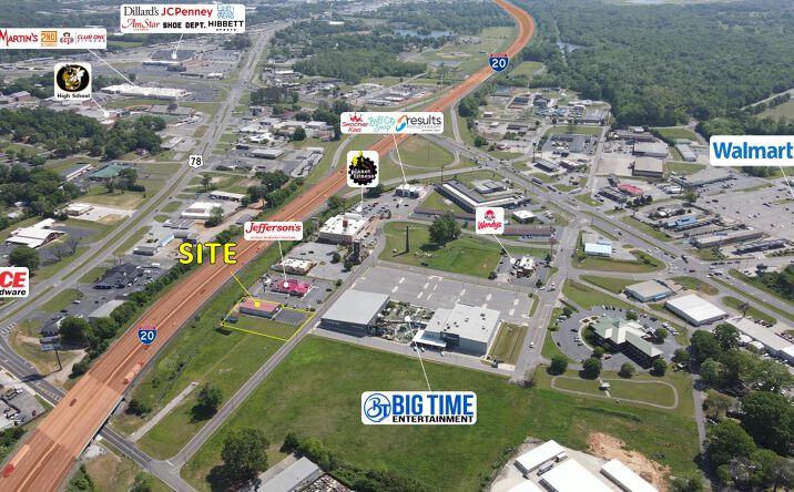 Pictures of Hospitality, Industrial, Land, Office, Retail property located at 250 Spring Branch Rd, Oxford, AL 36203 for sales - image #1