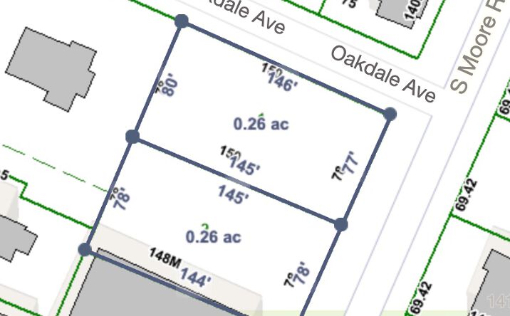 Pictures of Land property located at 1419 & 1421 S. Moore Road, Chattanooga, TN 37412 for sales - image #1