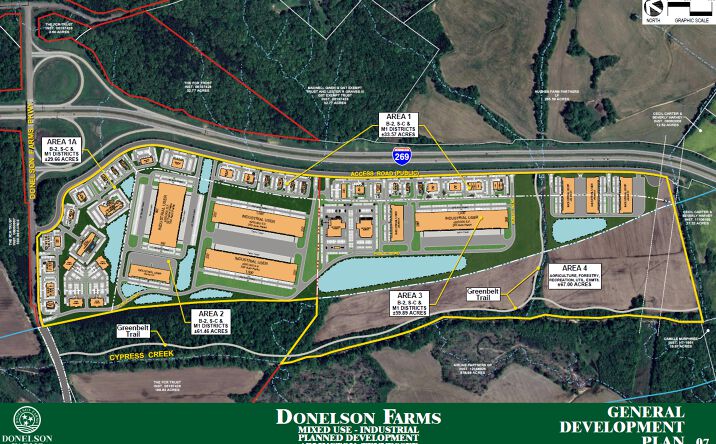 Pictures of Land property located at Donelson Farms Pkwy & I269, Arlington, TN 38002 for sales - image #1