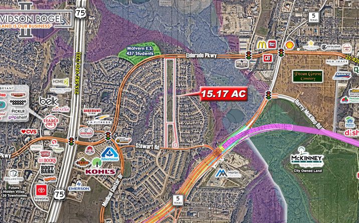 Pictures of Land property located at Stewart Rd & Eldorado Pkwy, McKinney, TX 75069 for sales - image #1