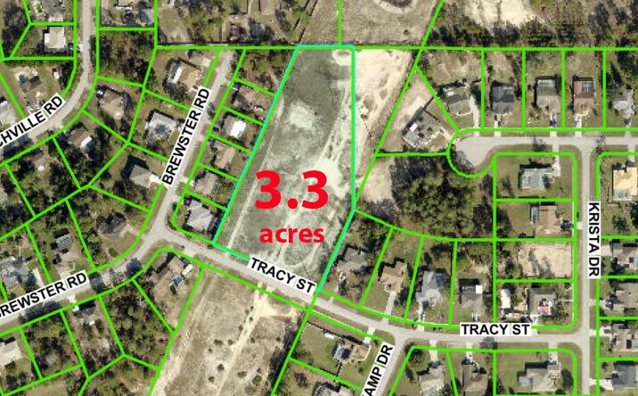 Pictures of Land property located at 0 Tracy Power Lines St, Spring Hill, FL 34609 for sales - image #1