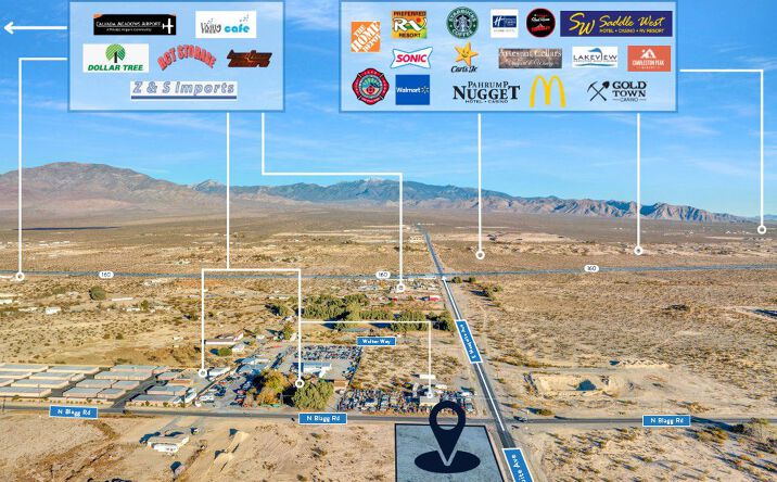 Pictures of Land property located at 30 W Mesquite Ave, Pahrump, NV 89060 for sales - image #1