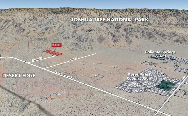 Pictures of Land property located at Quail Rd & Hacienda Ave, Sky Valley, CA 92241 for sales - image #1