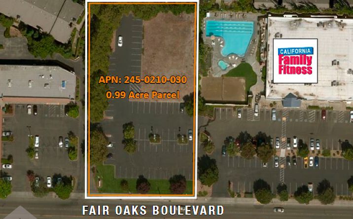 Pictures of Land property located at Nec of Fair Oaks Blvd and Mcclain Way, Fair Oaks, CA 95628 for comps - image #1