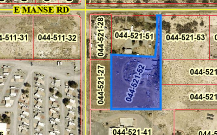 Pictures of Land property located at 2631 E Manse Rd, Pahrump, NV 89048 for sales - image #1
