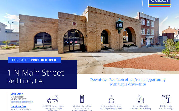 Pictures of Retail property located at 1 N Main St, Red Lion, PA 17356 for sales - image #1