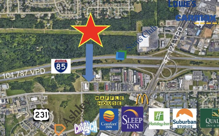 Pictures of Land property located at 4936 Carmichael rd, Montgomery, AL 36106 for sales - image #1