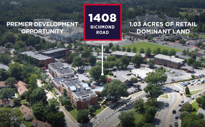 Pictures of Retail, Office, Land property located at 1408 Richmond Rd, Williamsburg, VA 23185 for sales - image #1