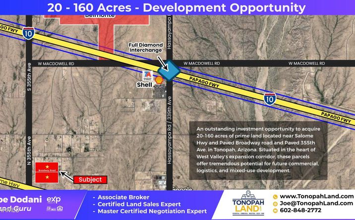 Pictures of Land property located at 0 W Broadway RD Lot 1, Tonopah, AZ 85354 for sales - image #1