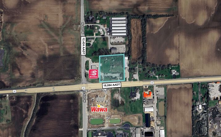 Pictures of Land property located at 5862 W US Hwy 40, Greenfield, IN 46140 for sales - image #1