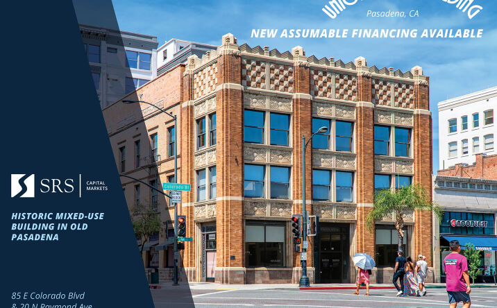 Pictures of Retail, Office property located at 85 E Colorado Blvd, Pasadena, CA 91103 for sales - image #1