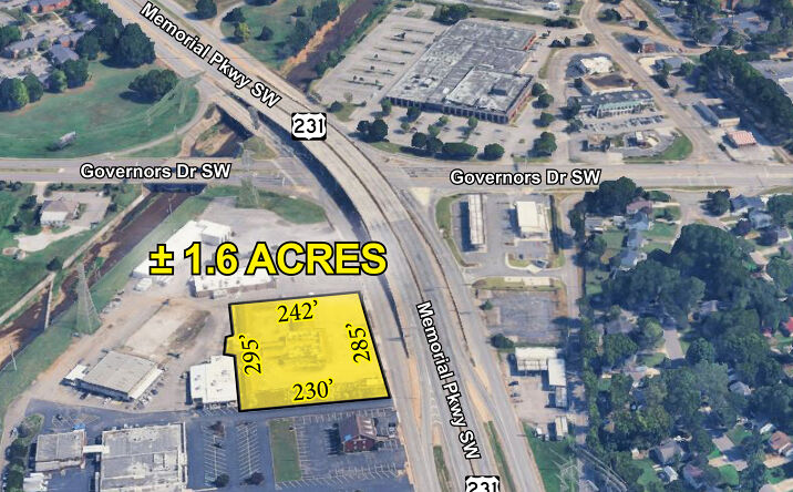 Pictures of Land property located at 2008 Memorial Pkwy SW, Huntsville, AL 35801 for sales - image #1