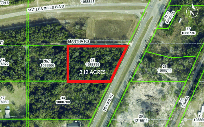 Pictures of Land property located at Broad St & Marth Rd, Spring Hill, FL 34604 for sales - image #1