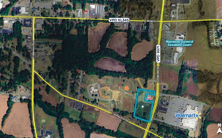 Pictures of Land property located at E Jefferson St. & South Dupree Street, Brownsville, TN 38012 for sales - image #1