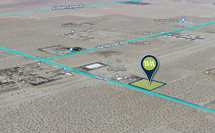 Pictures of Land property located at Dillon Road West of Atlantic Ave, Desert Hot Springs, CA 92240 for sales - image #1