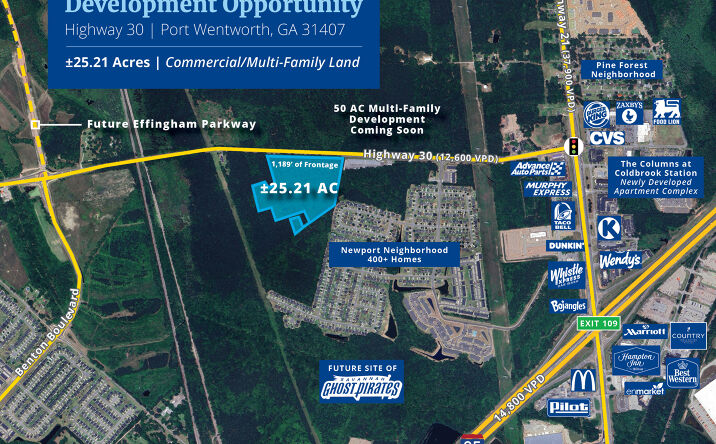 Pictures of Land property located at Highway 30, Port Wentworth, GA 31407 for sales - image #1