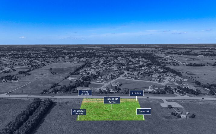Pictures of Land property located at 6468 State Highway 205, Rockwall, TX 75032 for sales - image #1