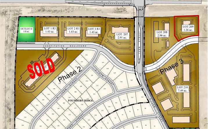 Pictures of Land property located at 126th & HI 370, Papillion, NE 68046 for sales - image #1