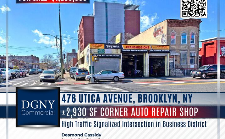 Pictures of Industrial, Retail property located at 476 Utica Ave, Brooklyn, NY 11203 for sales - image #1