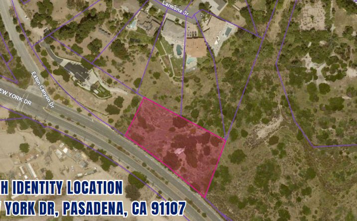 Pictures of Land property located at 2905 New York Drive, Pasadena, CA 91107 for sales - image #1