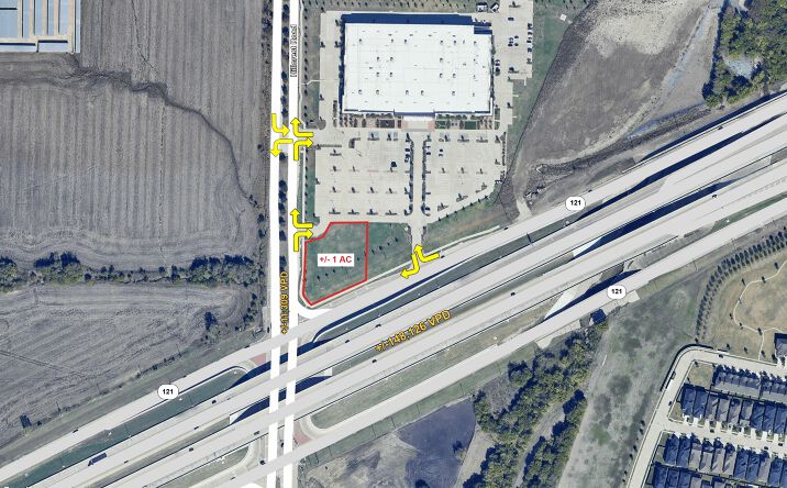Pictures of Land, Retail property located at State Hwy 121 & Hillcrest Rd, Frisco, TX 75035 for sales - image #1