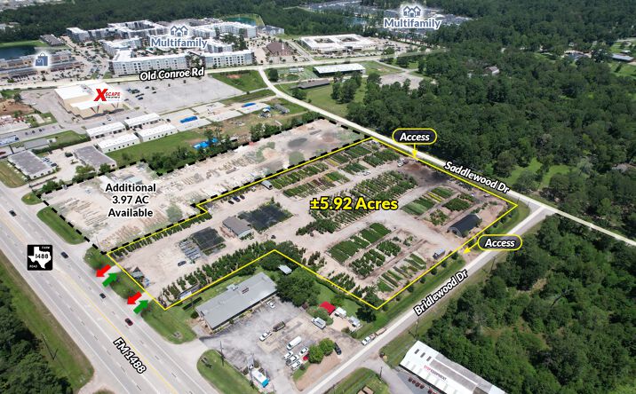 Pictures of Land property located at 4598 FM 1488, Conroe, TX 77384 for sales - image #1