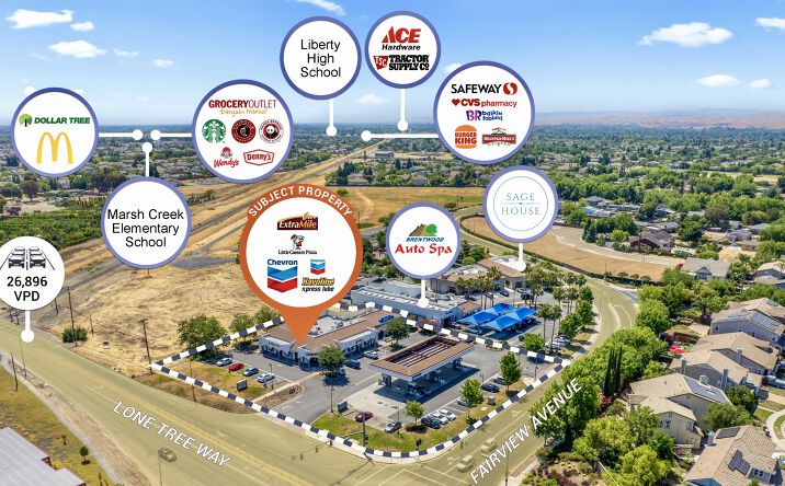 Pictures of Retail property located at 6925-6935 Lone Tree Wy, Brentwood, CA 94513 for sales - image #1