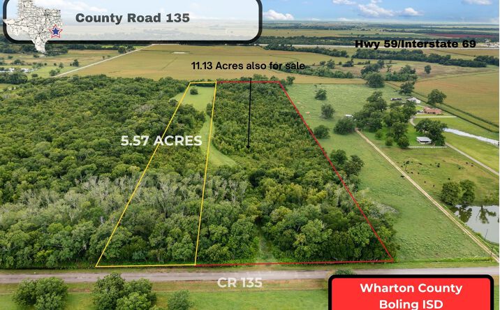Pictures of Land property located at CR 135, Wharton, TX 77488 for sales - image #1