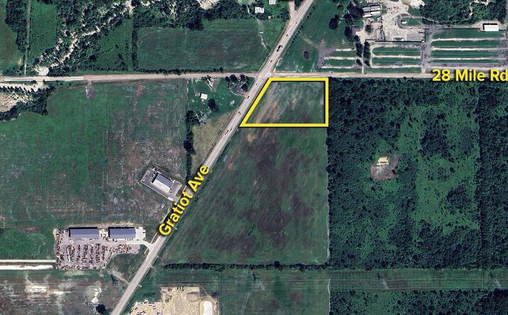 Pictures of Land property located at Gratiot Ave & 28 Mile Rd, Lenox, MI 48048 for sales - image #1