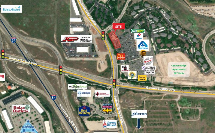 Pictures of Office, Retail property located at 6490 S Federal Way, Boise, ID 83716 for sales - image #1