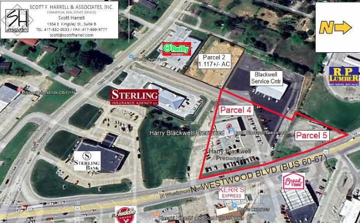Pictures of Land, Mixed Use, Retail property located at 2929 -2951 N Westwood Blvd, Poplar Bluff, MO 63901 for sales - image #1