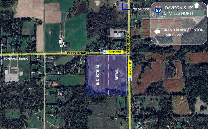 Pictures of Retail, Land property located at 6376 S State Rd, Goodrich, MI 48438 for sales - image #1