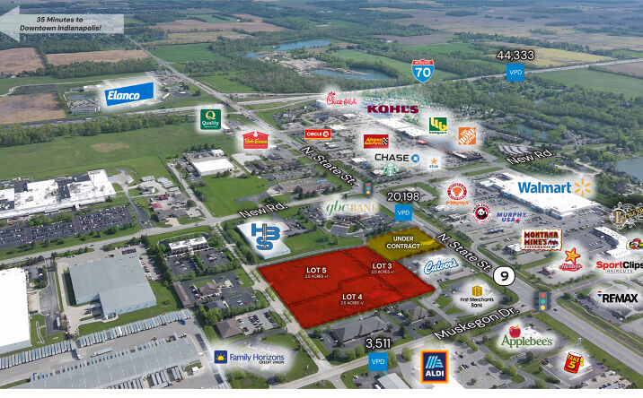 Pictures of Land property located at 1896 N State St, Greenfield, IN 46140 for sales - image #1