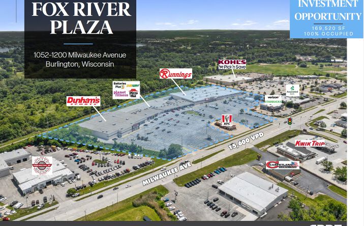 Pictures of Retail property located at 1052 Milwaukee Ave, Burlington, WI 53105 for sales - image #1
