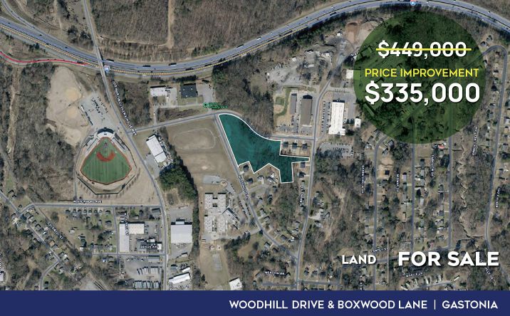 Pictures of Land property located at Woodhill Drive & Boxwood Lane, Gastonia, NC 28054 for sales - image #1