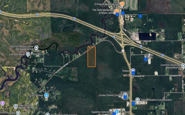 Pictures of Land property located at 0 Ocean Springs Road, Ocean Springs, MS 39564 for sales - image #1