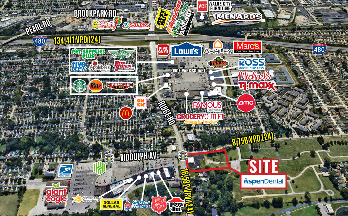 Pictures of Land property located at 4630 Ridge Rd, Brooklyn, OH 44144 for sales - image #1