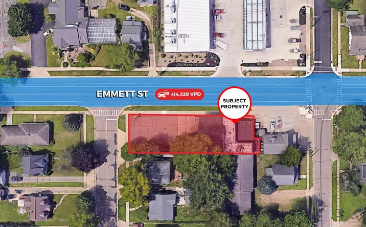 Pictures of Retail, Office, Hospitality property located at 314 Emmett St E, Battle Creek, MI 49017 for sales - image #1