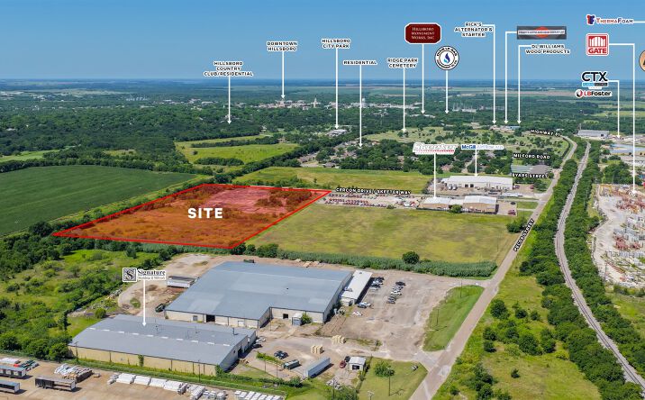 Pictures of Land property located at 201 Cercon Dr, Hillsboro, TX 76645 for sales - image #1