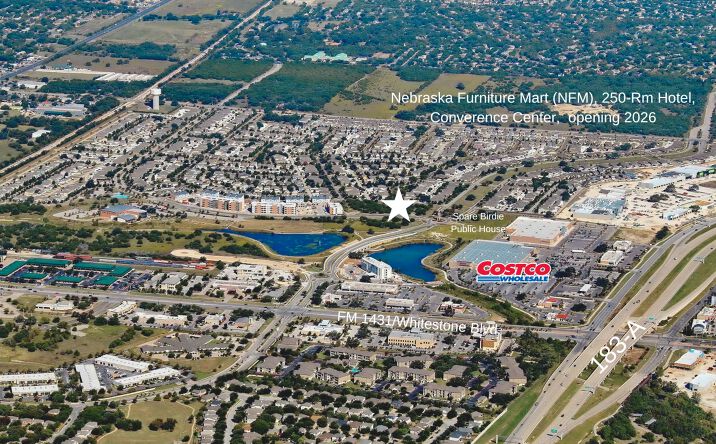 Pictures of Hospitality, Mixed Use, Office, Retail property located at 1410 Main St, Cedar Park, TX 78613 for sales - image #1