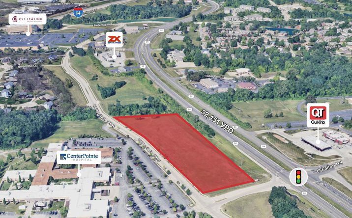 Pictures of Land property located at Weldon Spring Pkwy & O’Fallon Rd, St. Peters, MO 63304 for sales - image #1