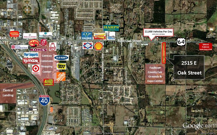 Pictures of Land property located at 2515 E. Oak Street, Conway, AR 72032 for sales - image #1