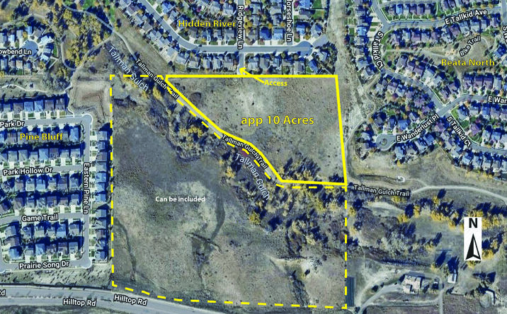 Pictures of Land property located at Hilltop Road, One Mile East of Parker Rd, Parker, CO 80134 for sales - image #1