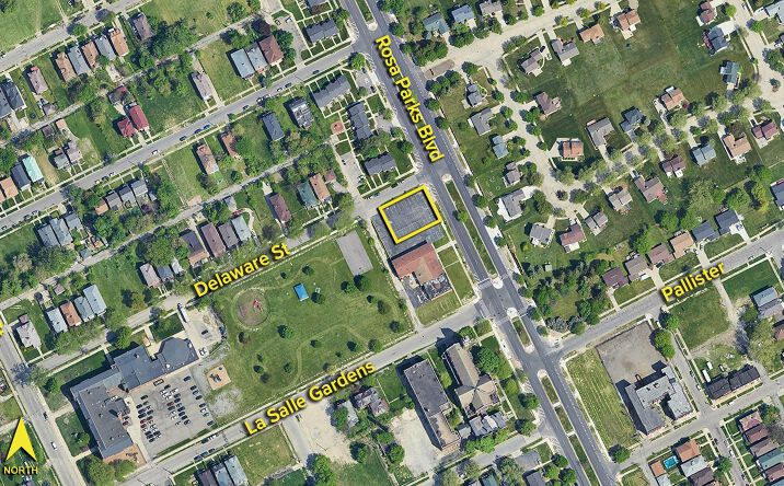 Pictures of Land property located at 7759 Rosa Parks Blvd, Detroit, MI 48206 for sales - image #1