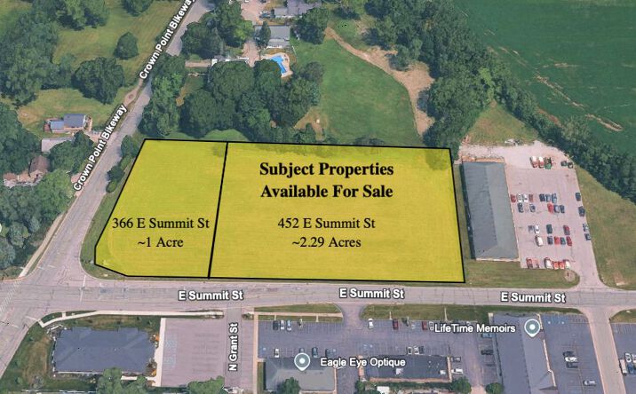 Pictures of Retail, Land property located at 366 E Summit St & 452 E Summit St, Winfield, IN 46307 for sales - image #1