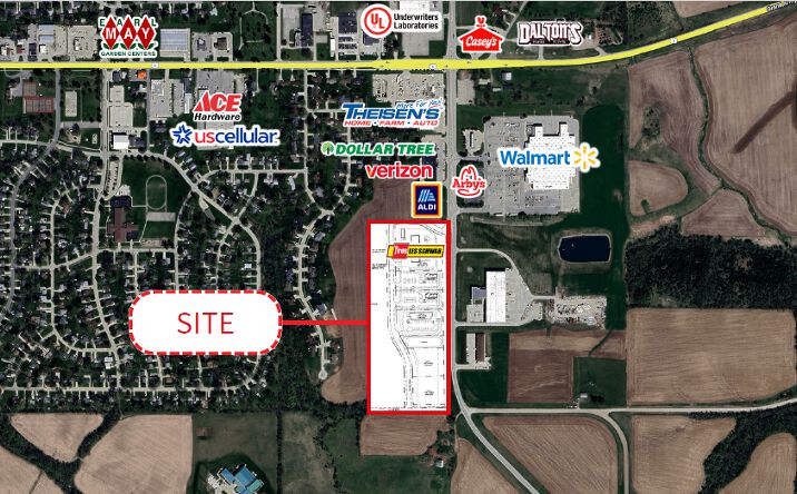 Pictures of Land, Retail property located at Iowa Speedway Drive & SW 9th Street, Newton, IA 50208 for sales - image #1
