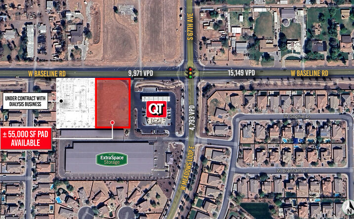 Pictures of Land property located at Swc 67th Ave Baseline Rd, Phoenix, AZ 85339 for sales - image #1